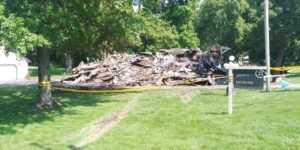 UPDATE: Police locate driver accused of plowing into town of Beloit home, setting it ablaze